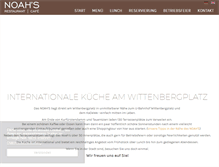 Tablet Screenshot of noahs-berlin.com